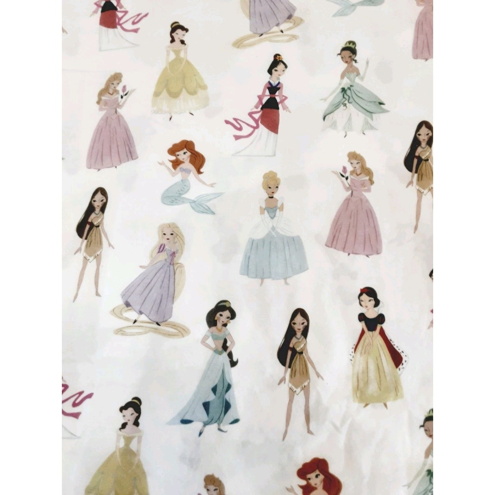 Pottery Barn Kids Disney Princess Flat Sheet Twin